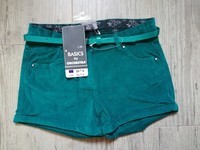 orchestra short 10a velours turquoise
