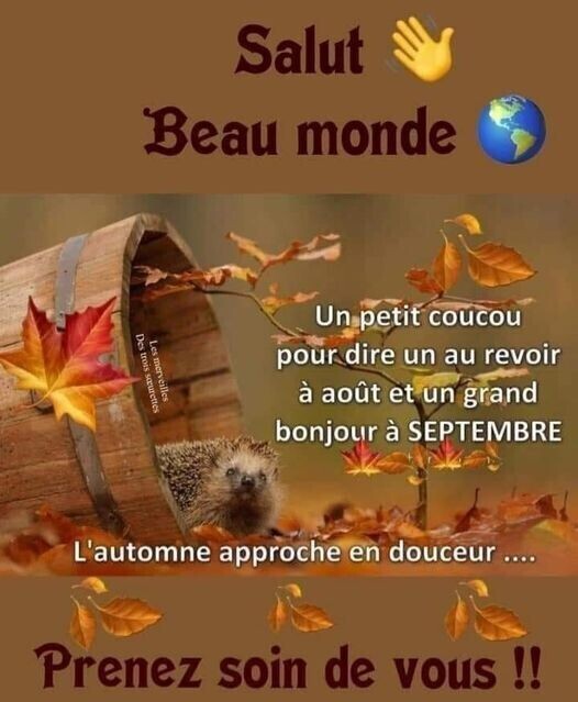 L'automne approche
