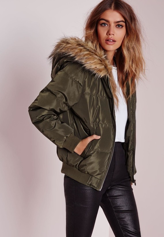 padded-faux-fur-hood-jacket-khaki