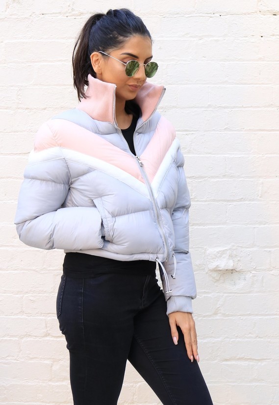 COATS_-_CROPPED_CHEVRON_PUFFER_-_GREY_PINK_-_FRONT_MS2