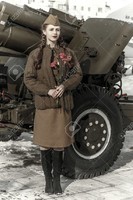 80987565-pretty-young-girl-in-a-soviet-military-uniform