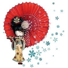petite japonaise parasol
