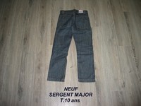 NEUF -- Jean SERGENT MAJOR T.12 ans (indiqué 10 ans mais taille très grand)  -- 15€