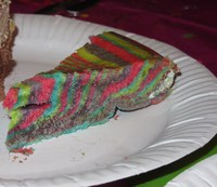 Gâteau "arc en ciel"