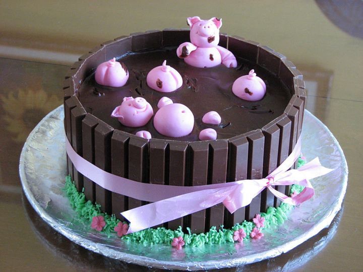 Gateau Kitkat Cochon Dans La Cuisine Darkfairy Photos Club Doctissimo