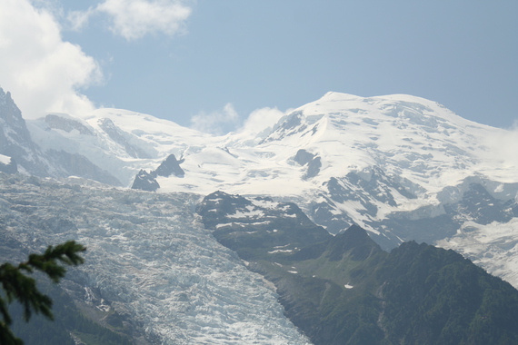 (2) 04 07 10 - Mt Blanc et glacier des Bossons