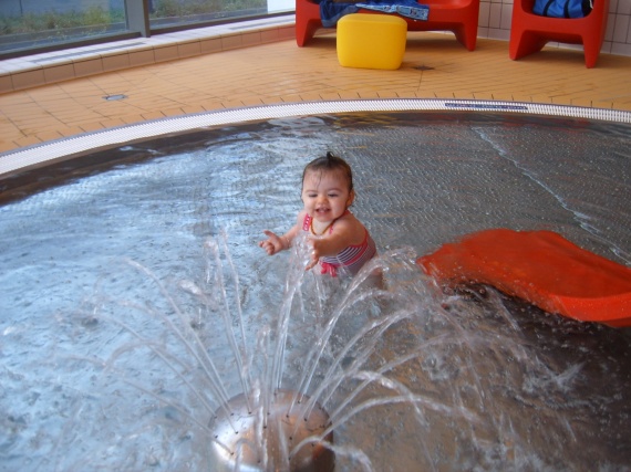 Tatyana à la piscine :)