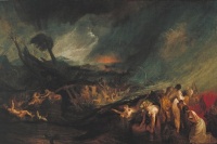 Turner W déluge (sujet traité par N Poussin)