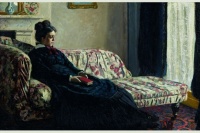 Madame Monet au canapé 1870