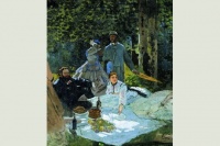Le déjeuner sur l 'herbe 1865