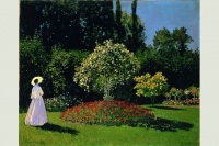 Femme au jardin 1866