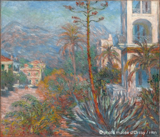 les villas à Bordighera 1884
