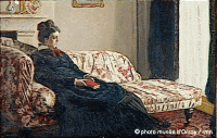 Mme Monet au canapé 1871