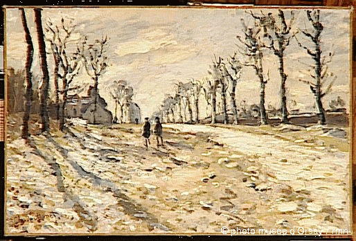 neige au soleil couchant 1869