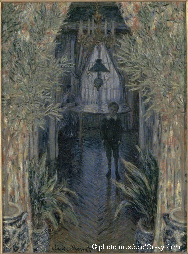 glaçons sur la Seine à Bougival 1867 CLAUDE jeanlouys