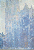 cathédrale Rouen portail tour St Romain le matin 1893