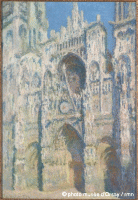 cathédrale Rouen portail tour St Romain plein soleil 1893