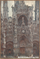 cathédrale Rouen portail de face 1892