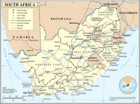 Afrique du Sud-carte