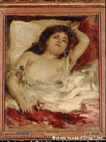 Renoir PA femme demi-nue couchée la rose