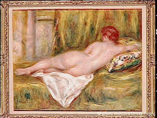 Renoir PA nu couché vu de dos