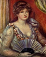Renoir PA dame à l'éventail