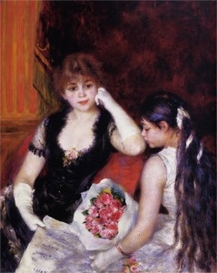 Renoir PA ds une loge à l'opéra