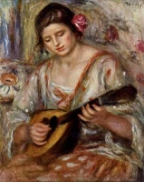 Renoir PA jeune fille à la mandoline