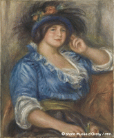 Renoir PA la jeune femme à la rose