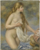 Renoir PA baigneuse aux cheveux longs