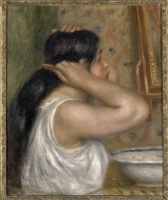 Renoir PA femme se peignant