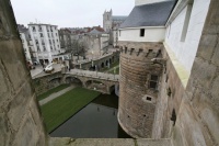 château des Ducs de Bretagne douves