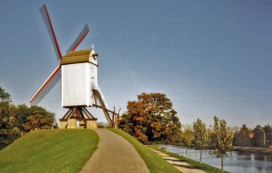 Bruges moulin à vent