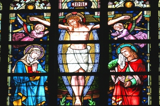 Bruges St Sauveur Christ en croix