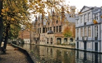Bruges canal rue-Groene