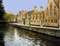 Bruges canal rue Groene