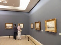 Salle d'exposition impressioniste