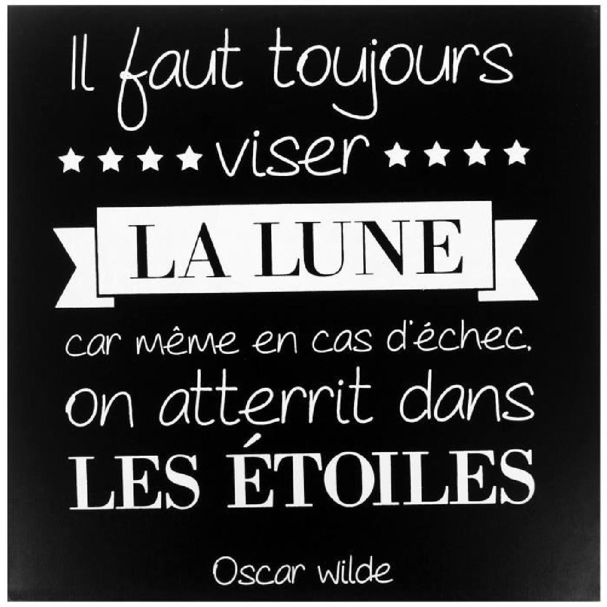 Tableau Toile Cadre Citation Oscar Wilde La Lune D Images Blog Soledadalone Photos Club Doctissimo