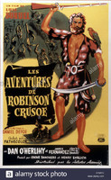 las-aventuras-de-robinson-crusoe-annee-1954-realisateur-luis-bunuel-film-poster-base-sur-daniel-defo