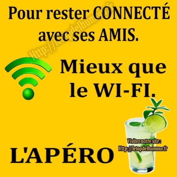 Apero Wifi Humour Drole Apero Soledadalone Photos Club Doctissimo