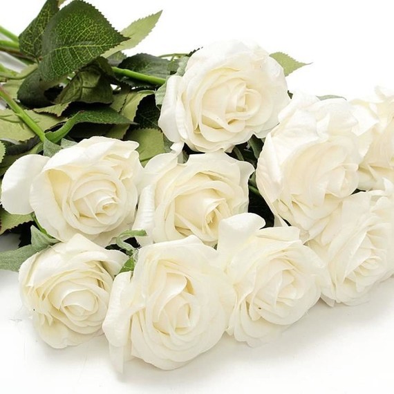 uk-10-20-tetes-blanche-roses-fleur-artificielle-de