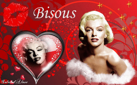 Bisous Marilyn Monroe