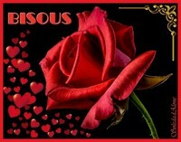 Bisous Rose rouge