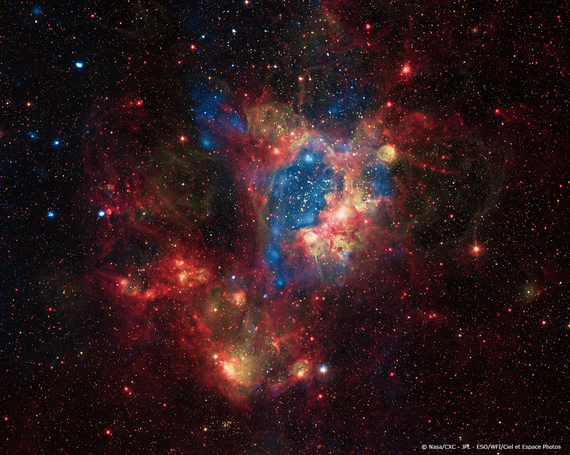 NGC1929 amas d'étoiles très brillant (nasa)