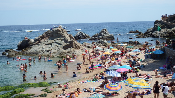 plage Lloret de mar Espagne