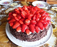 gâteau au fraises