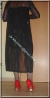 jupe cuir corset noir 1