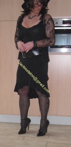 robe noir decolete 31