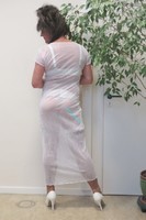 longue robe blanche Etam 16