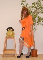 robe orange 14